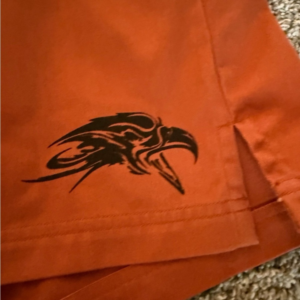 Harley-Davidson Orange and Black Casual Button Down Shirt - Picture 3 of 11